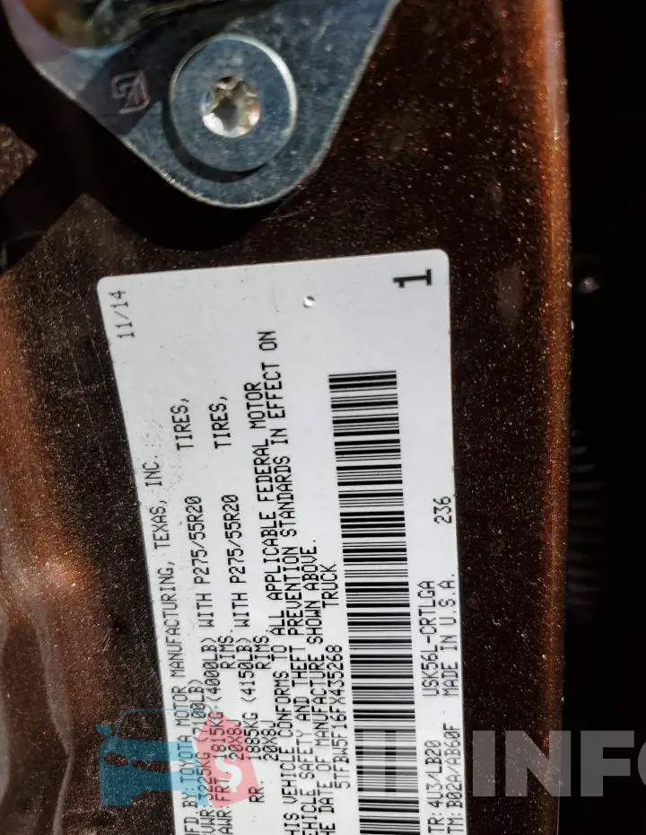 5TFBW5F16FX435268 Photo# 13