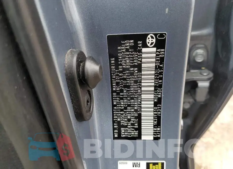 5YFEPMAE0MP221600 Photo# 12