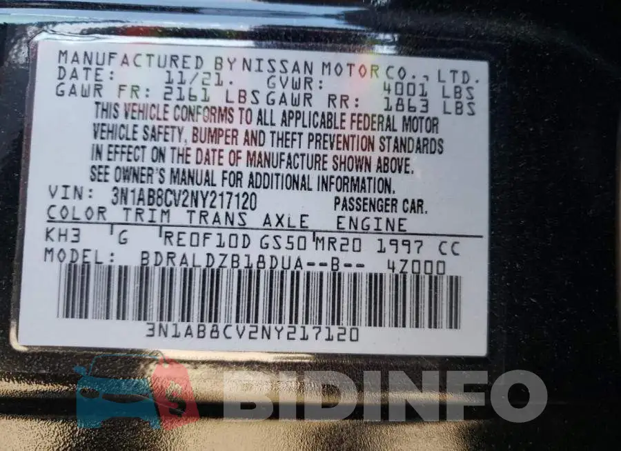 3N1AB8CV2NY217120 Photo# 12