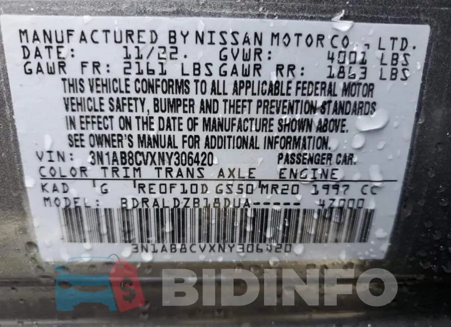 3N1AB8CVXNY306420 Photo# 12