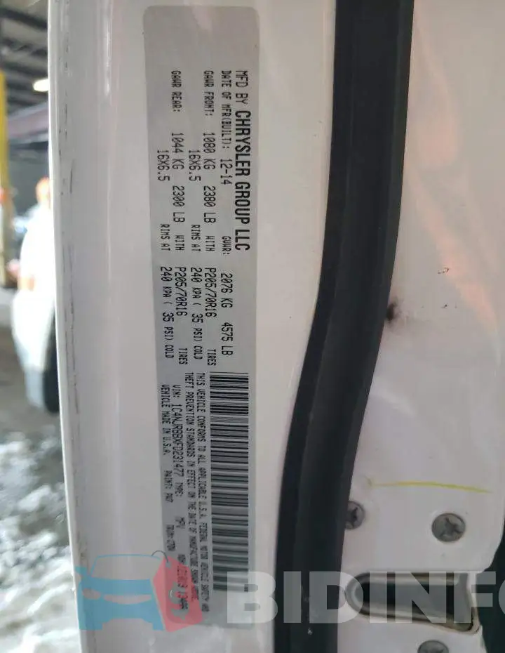 1C4NJRBBXFD231477 Photo# 13