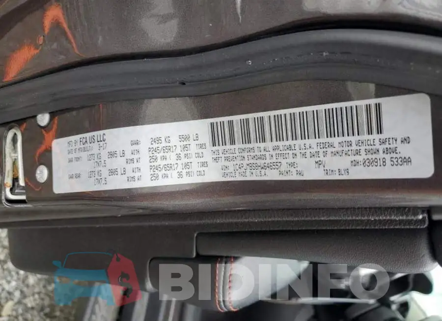 1C4PJMBS8HW646557 Photo# 12