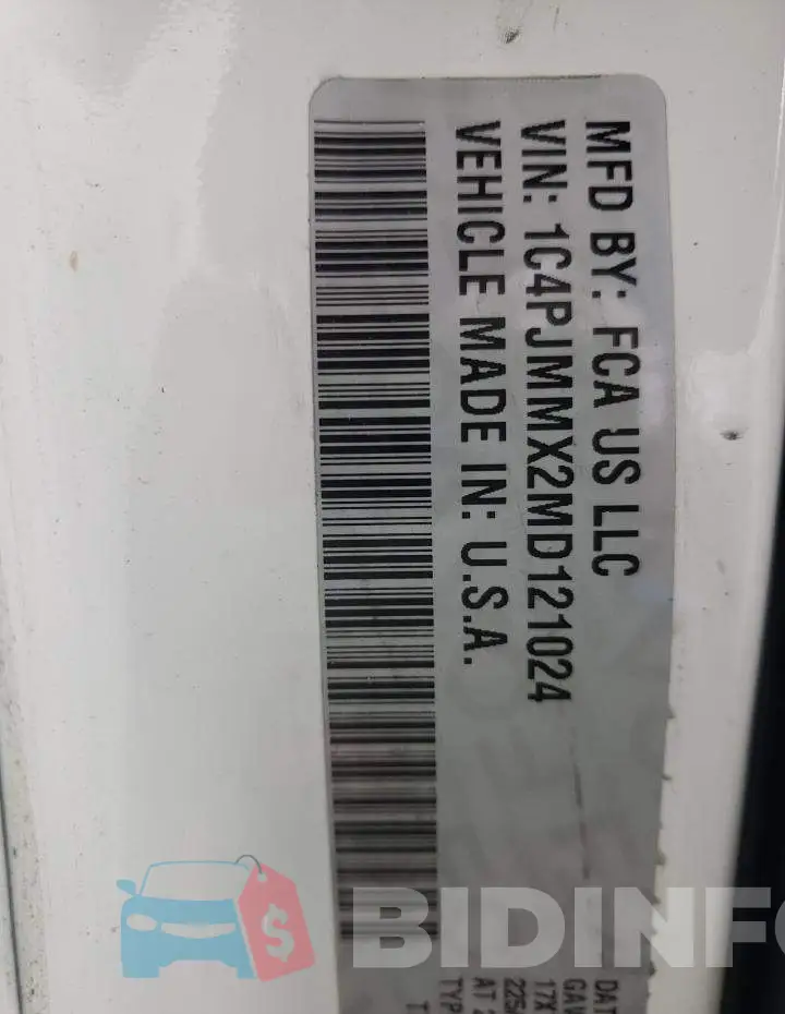 1C4PJMMX2MD121024 Photo# 12