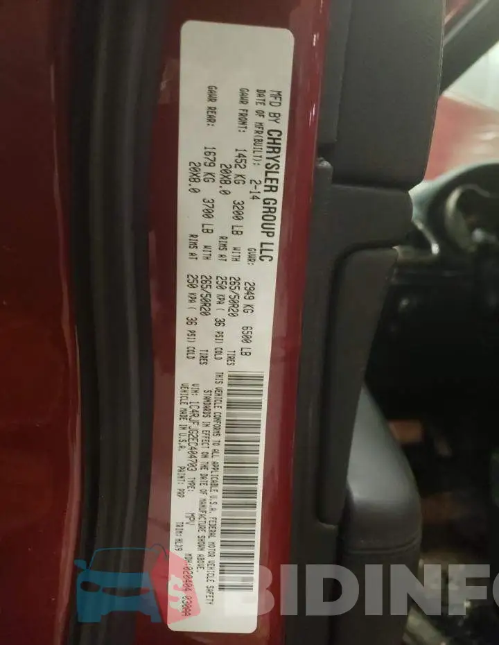 1C4RJFJG2EC404703 Photo# 12