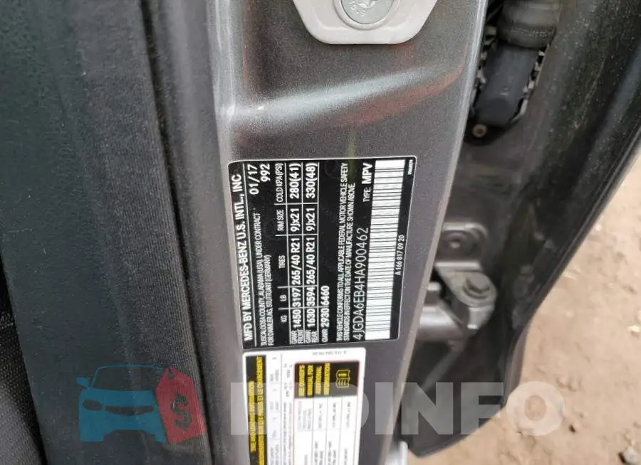 4JGDA6EB4HA900462 Photo# 13