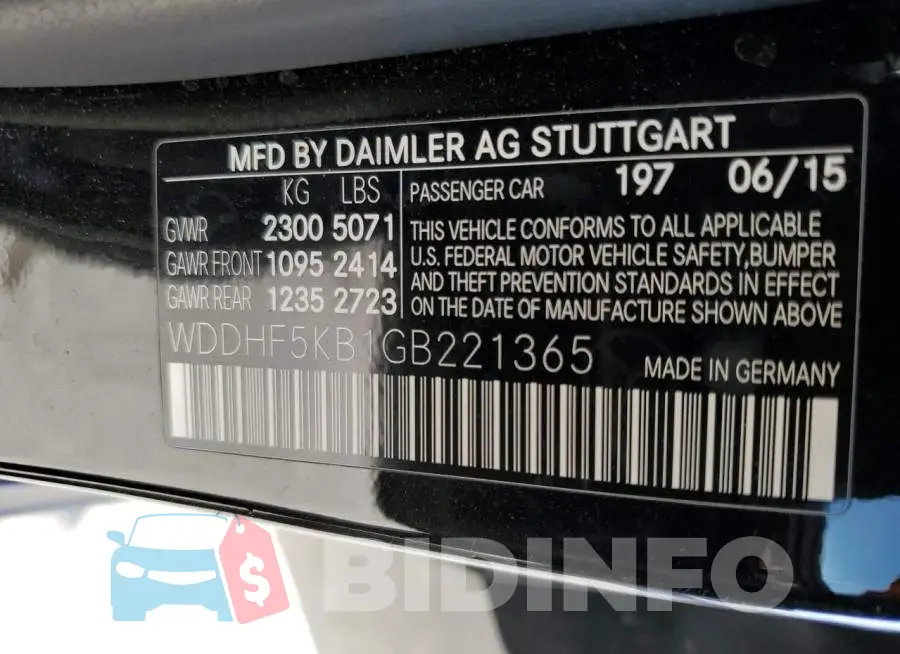 WDDHF5KB1GB221365 Photo# 13