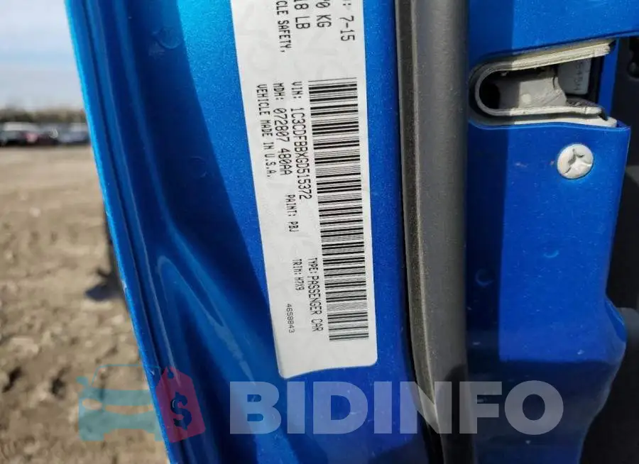 1C3CDFBBXGD515372 Photo# 12