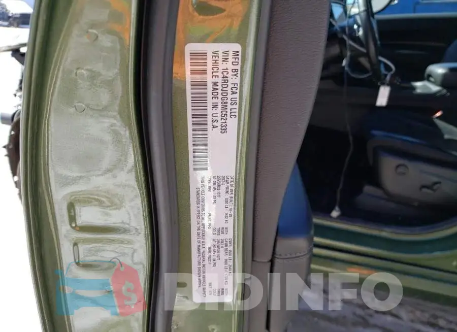 1C4RDJDG8MC521335 Photo# 13