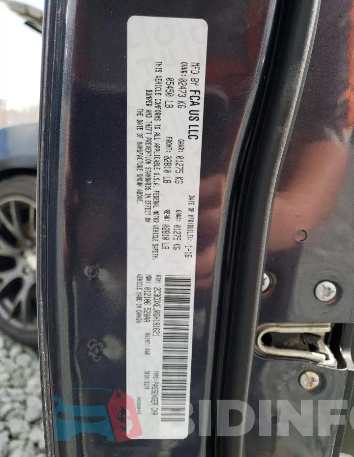 2C3CDXEJ0GH191621 Photo# 13