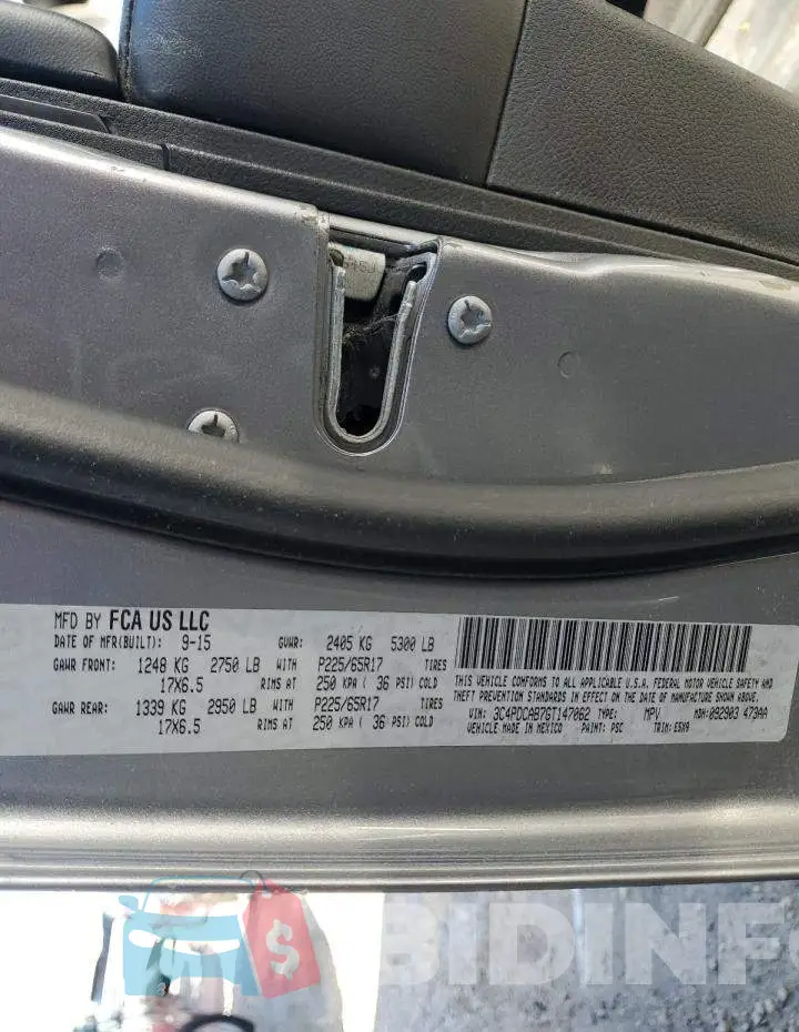 3C4PDCAB7GT147062 Photo# 12