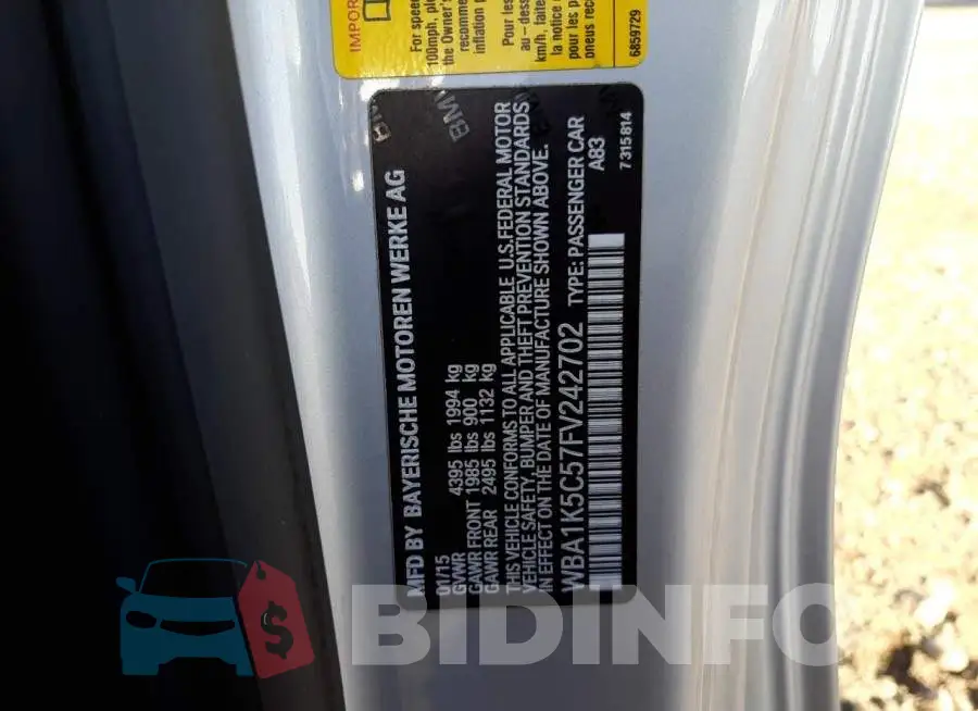 WBA1K5C57FV242702 Photo# 12