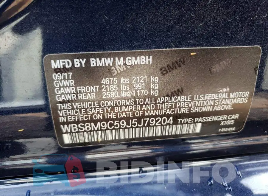 WBS8M9C59J5J79204 Photo# 10
