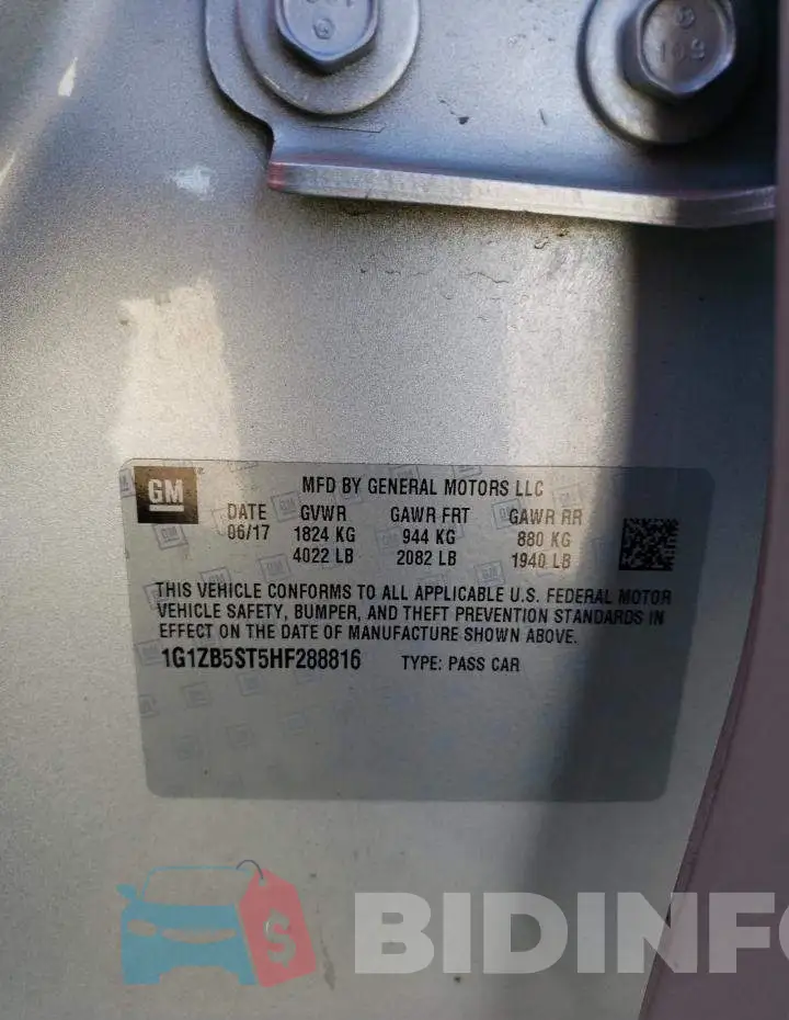 1G1ZB5ST5HF288816 Photo# 10