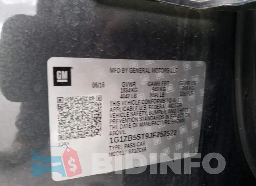 1G1ZB5ST9JF252522 Photo# 12