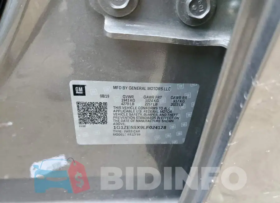 1G1ZE5SX9LF024128 Photo# 12