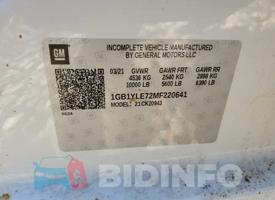 1GB1YLE72MF220641 Photo# 12