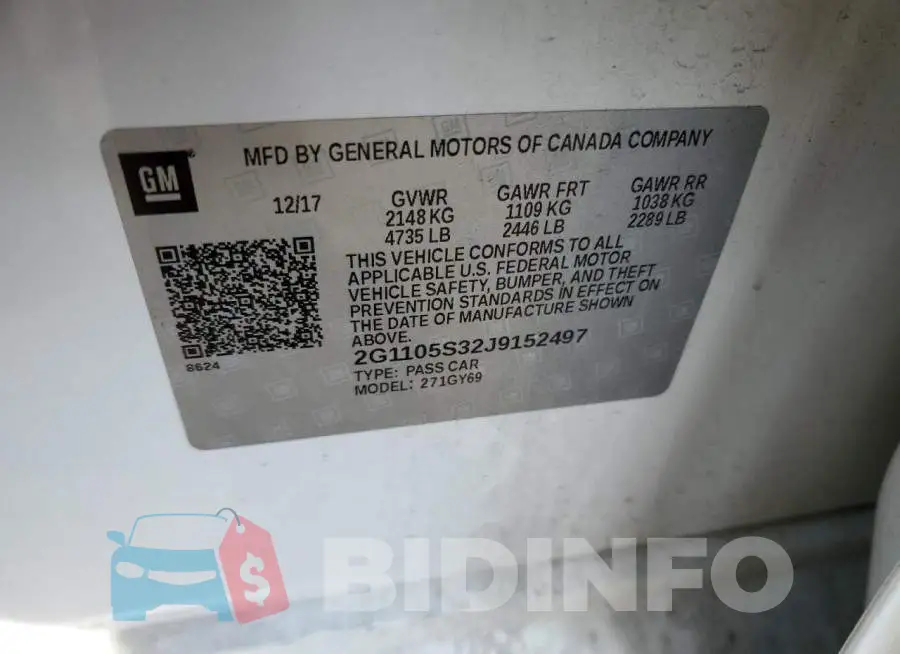 2G1105S32J9152497 Photo# 12