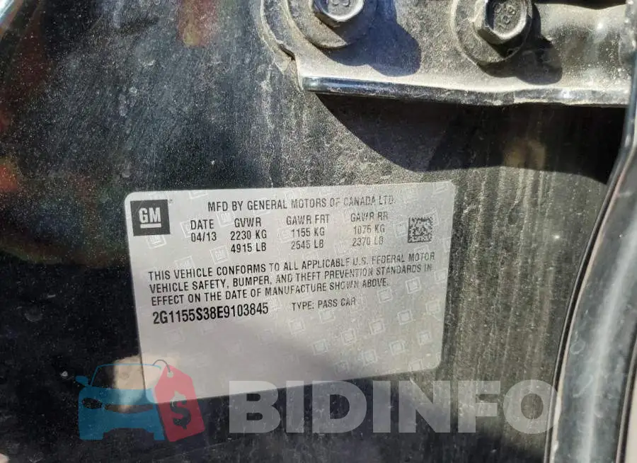 2G1155S38E9103845 Photo# 13