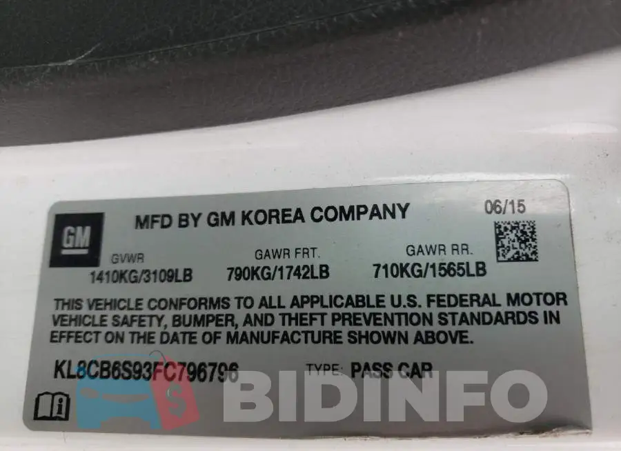 KL8CB6S93FC796796 Photo# 13