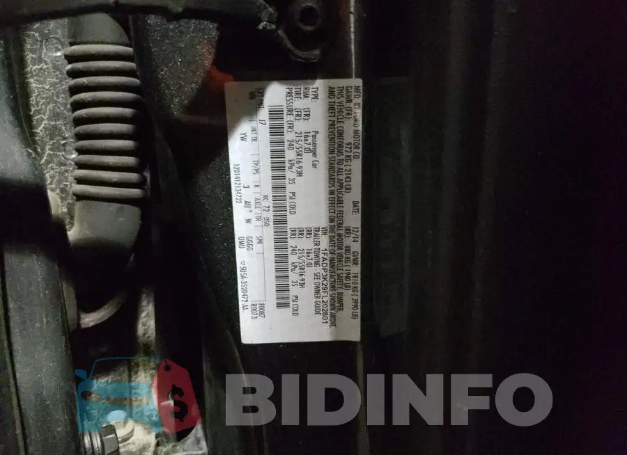 1FADP3K29FL202801 Photo# 12