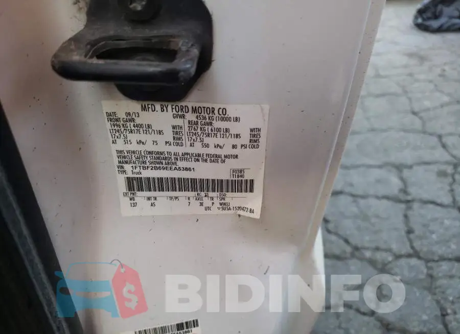 1FTBF2B69EEA53861 Photo# 12