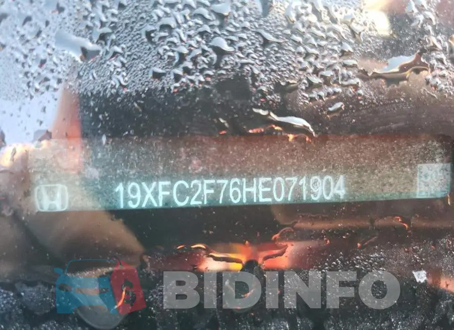 19XFC2F76HE071904 Photo# 12