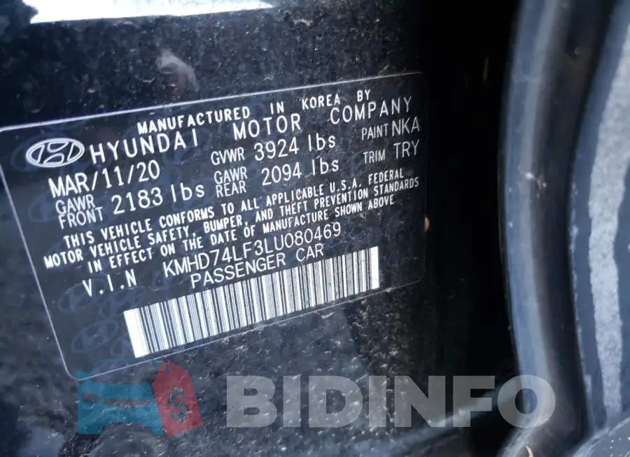 KMHD74LF3LU080469 Photo# 12