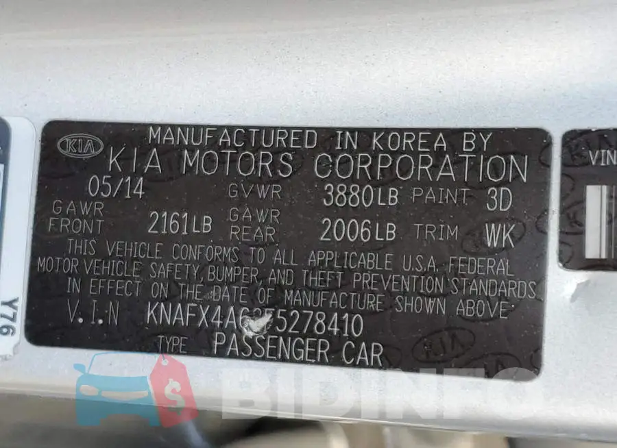 KNAFX4A62F5278410 Photo# 13