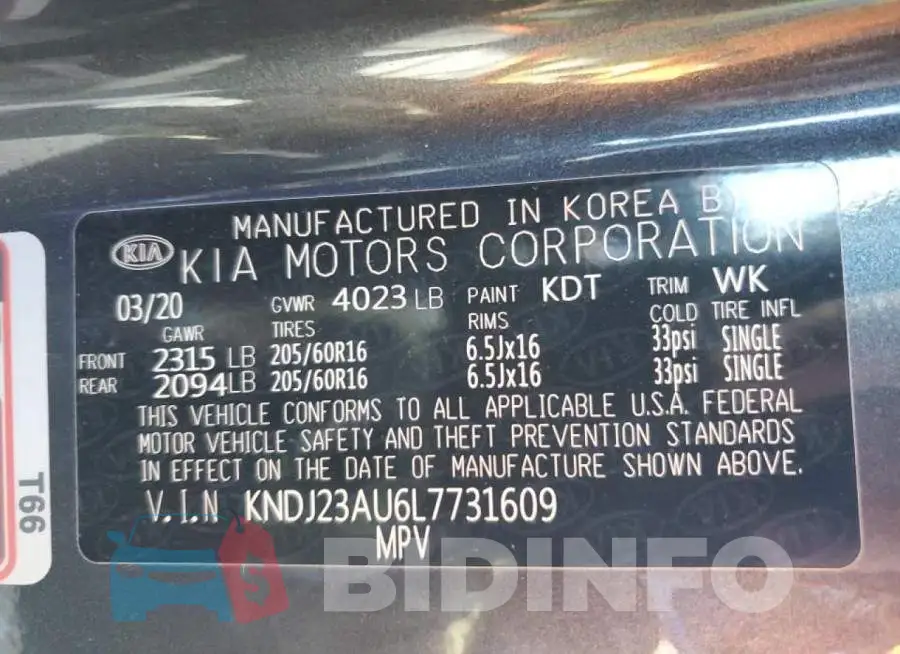 KNDJ23AU6L7731609 Photo# 12