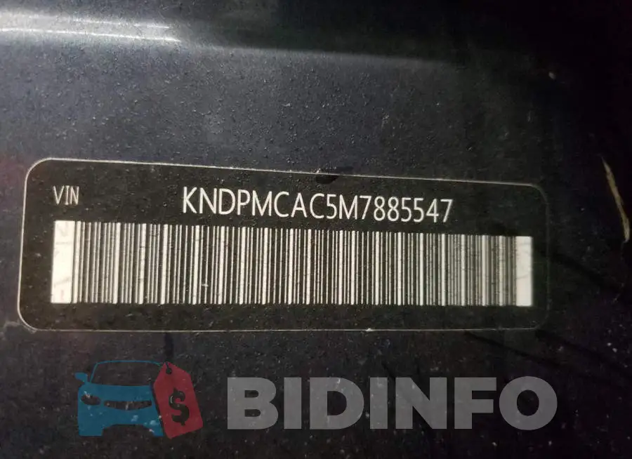 KNDPMCAC5M7885547 Photo# 13