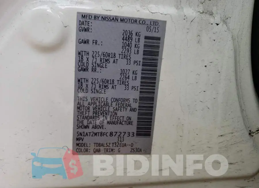 5N1AT2MT8FC872733 Photo# 13