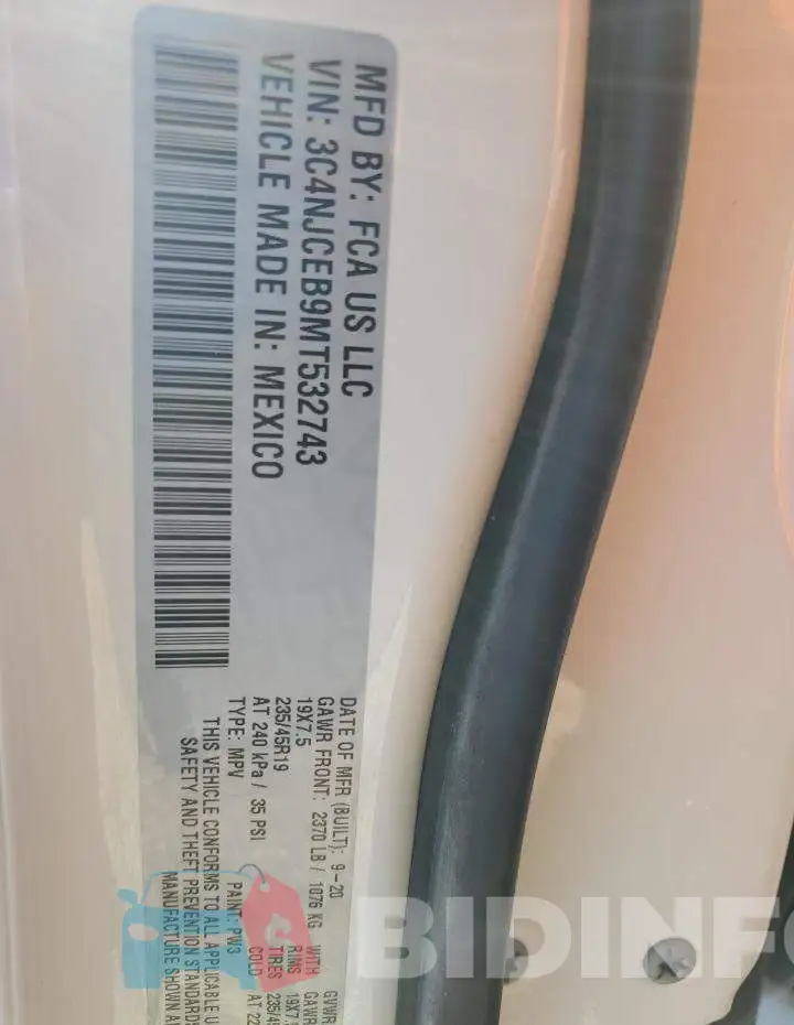 3C4NJCEB9MT532743 Photo# 14