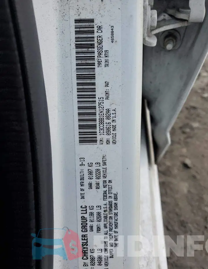 1C3CCBBB1EN127515 Photo# 12