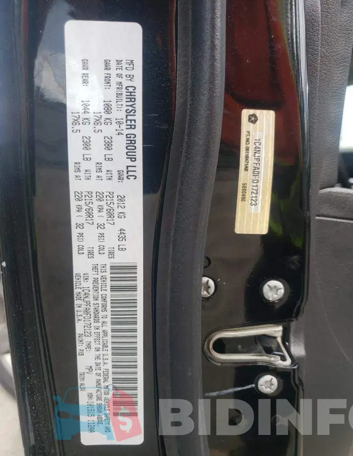 1C4NJPFA0FD172123 Photo# 13