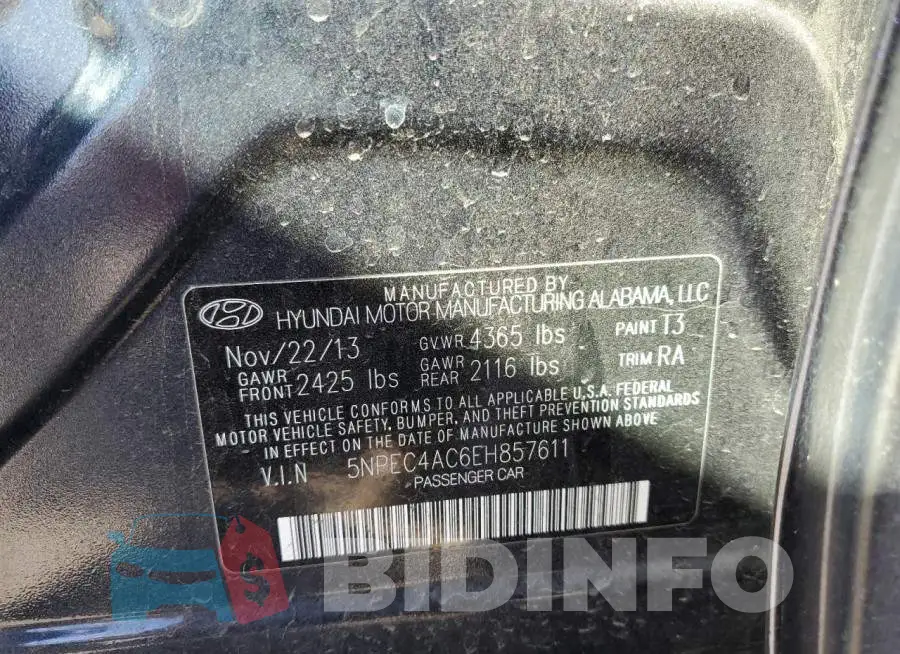 5NPEC4AC6EH857611 Photo# 12