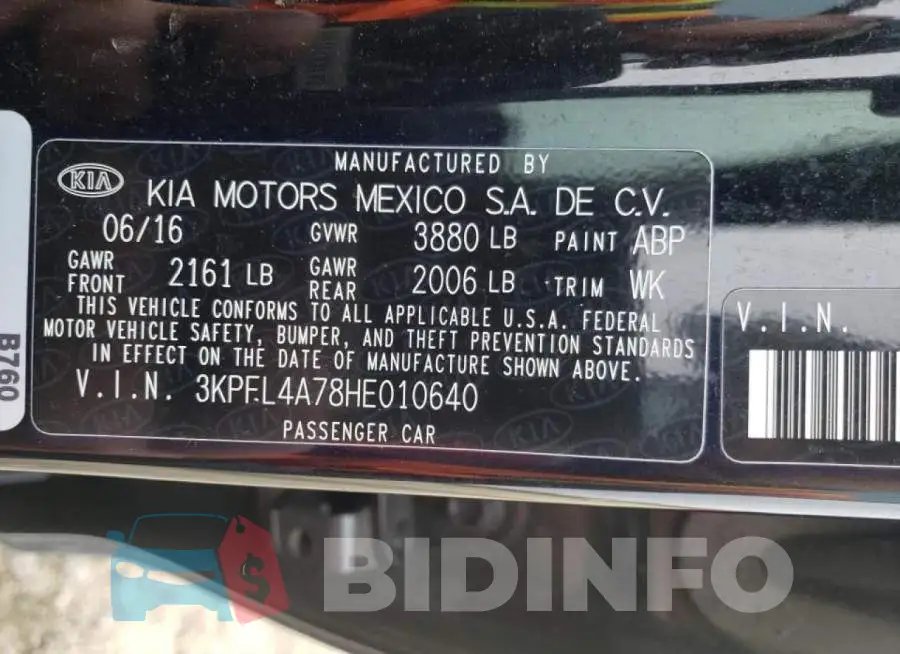 3KPFL4A78HE010640 Photo# 12