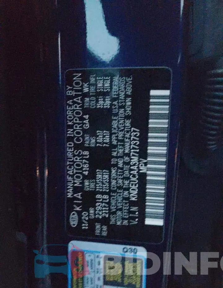 KNDEUCAA3M7173737 Photo# 13