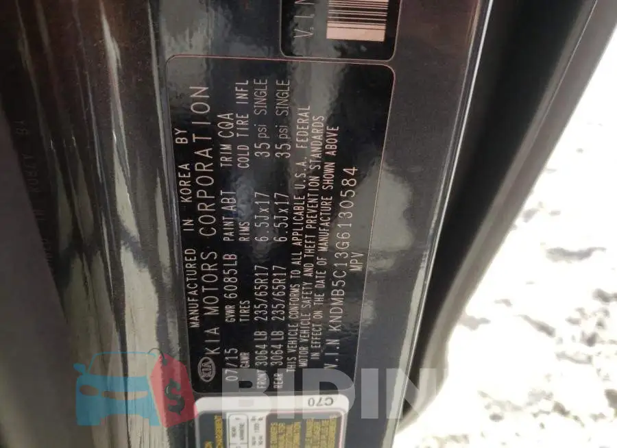 KNDMB5C13G6130584 Photo# 13