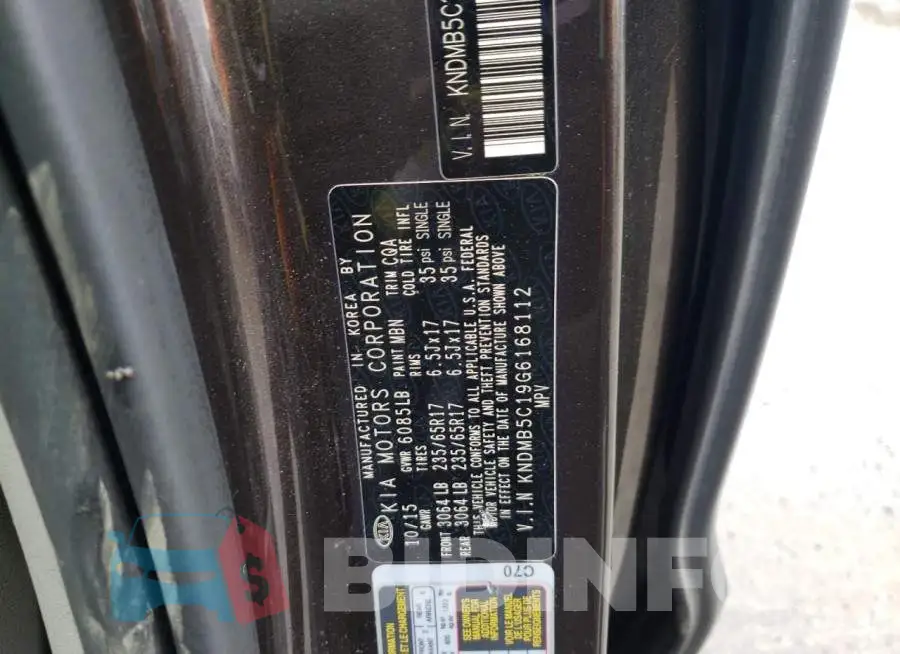 KNDMB5C19G6168112 Photo# 12