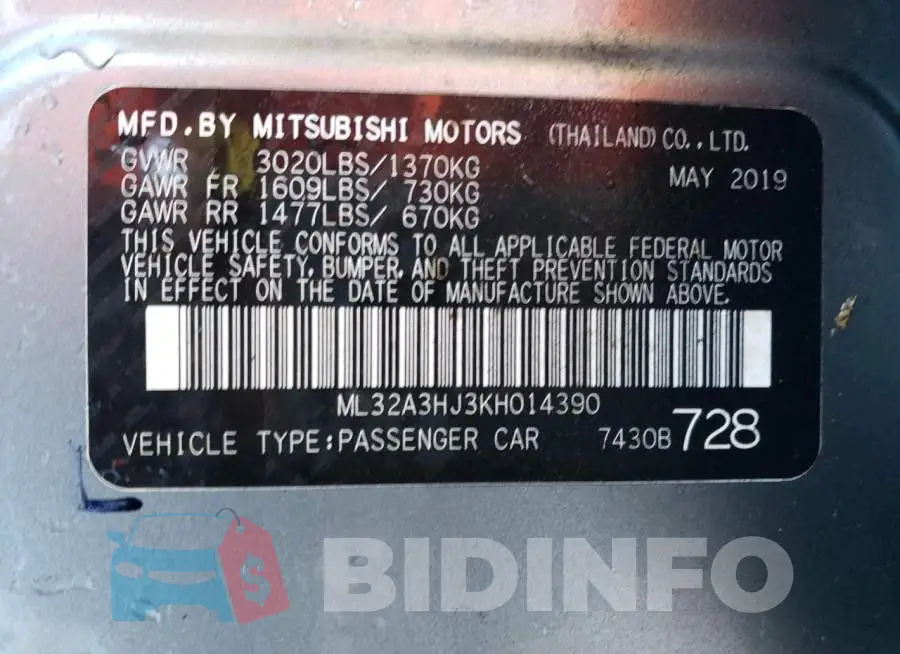 ML32A3HJ3KH014390 Photo# 13