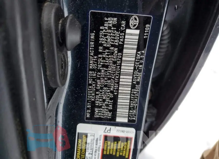4T1BF1FK7EU416709 Photo# 12