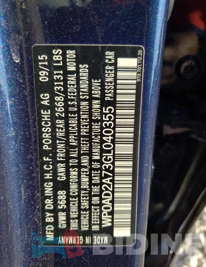 WP0AD2A73GL040355 Photo# 12