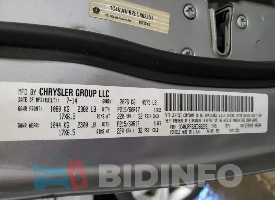 1C4NJRFB2ED862281 Photo# 12