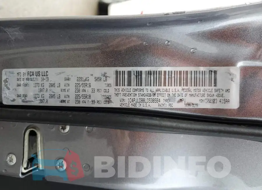 1C4PJLDB8LD538564 Photo# 14