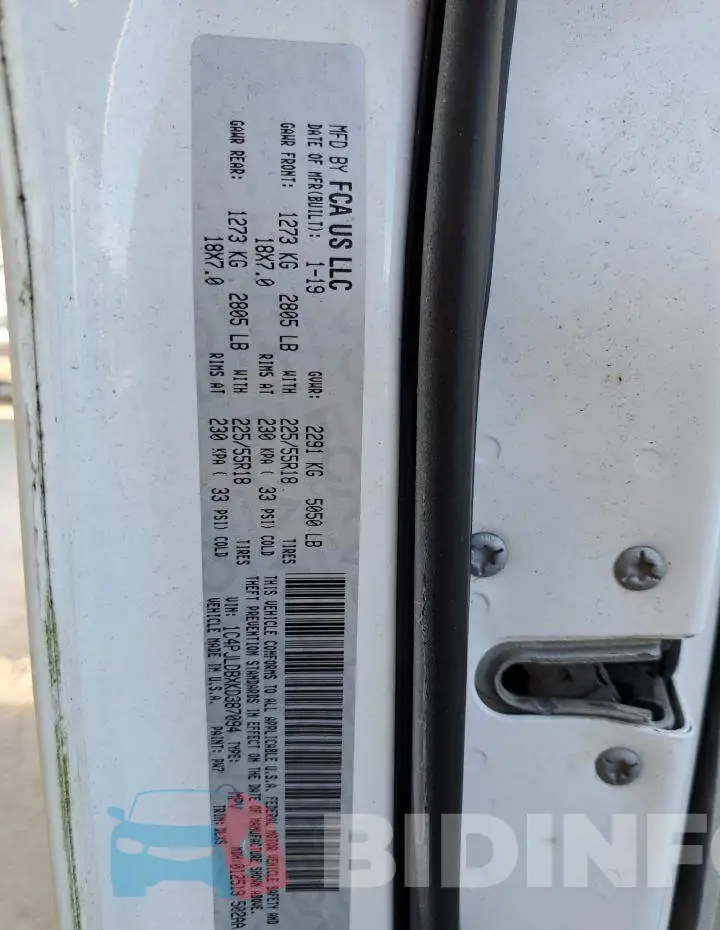 1C4PJLDBXKD387094 Photo# 13