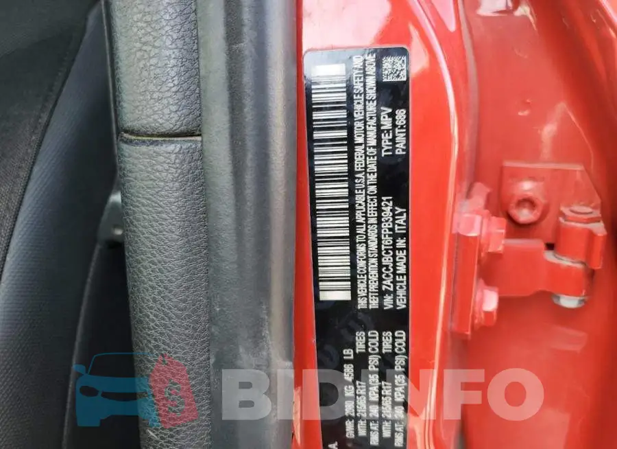 ZACCJBCT6FPB39421 Photo# 13