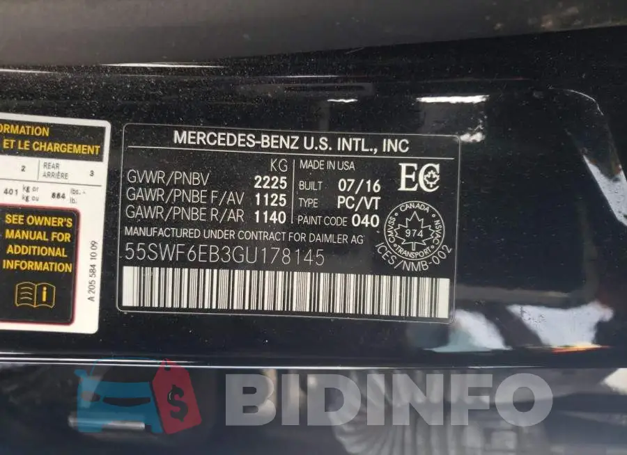 55SWF6EB3GU178145 Photo# 13
