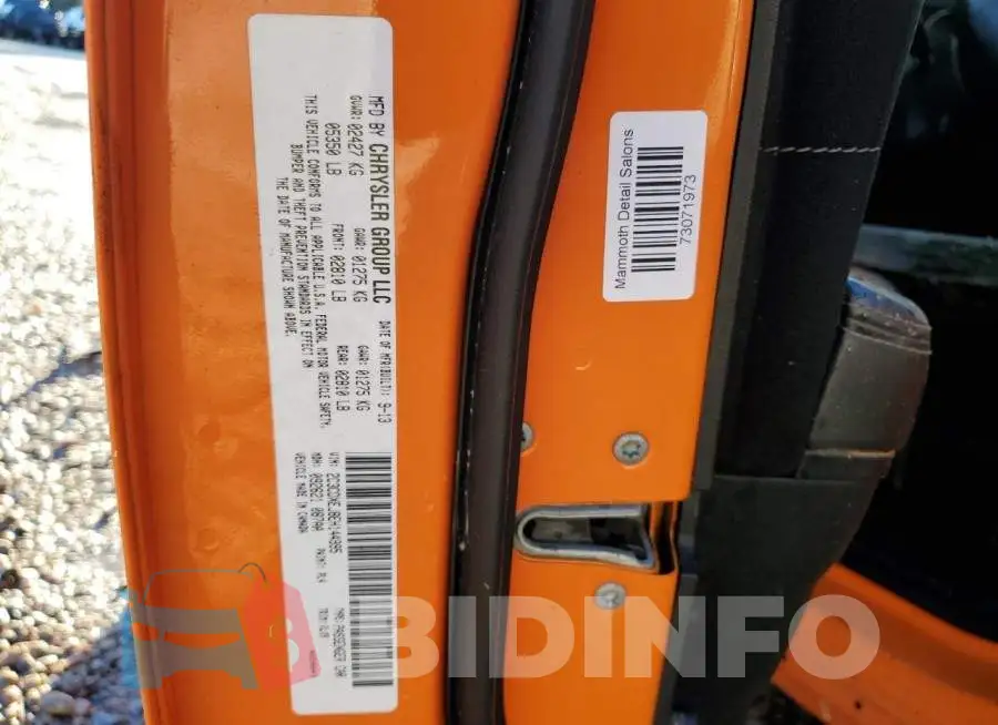 2C3CDXEJ8EH144995 Photo# 13