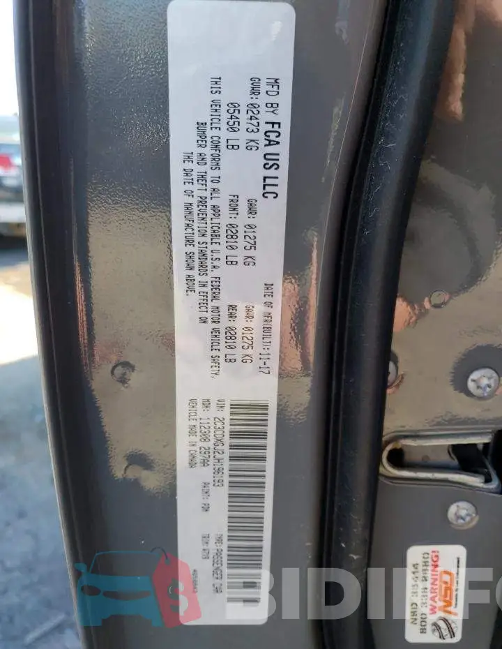 2C3CDXGJ2JH196193 Photo# 12