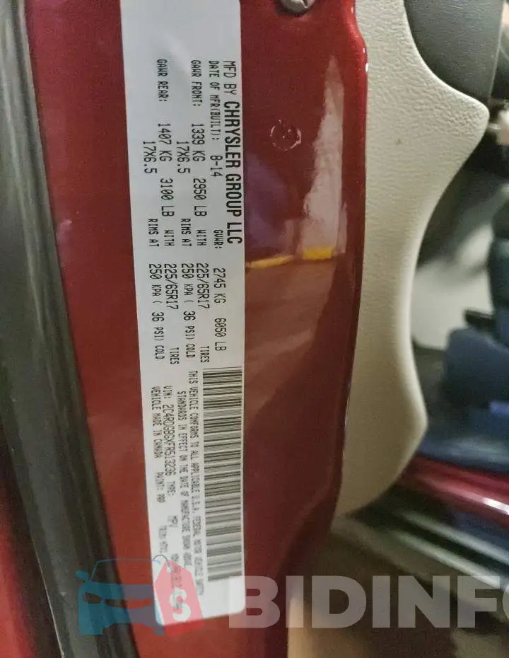 2C4RDGBGXFR513236 Photo# 13